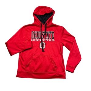 Ohio State Varsity Authentic Apparel Medium Red Hoodie‎ Kangaroo Pocket